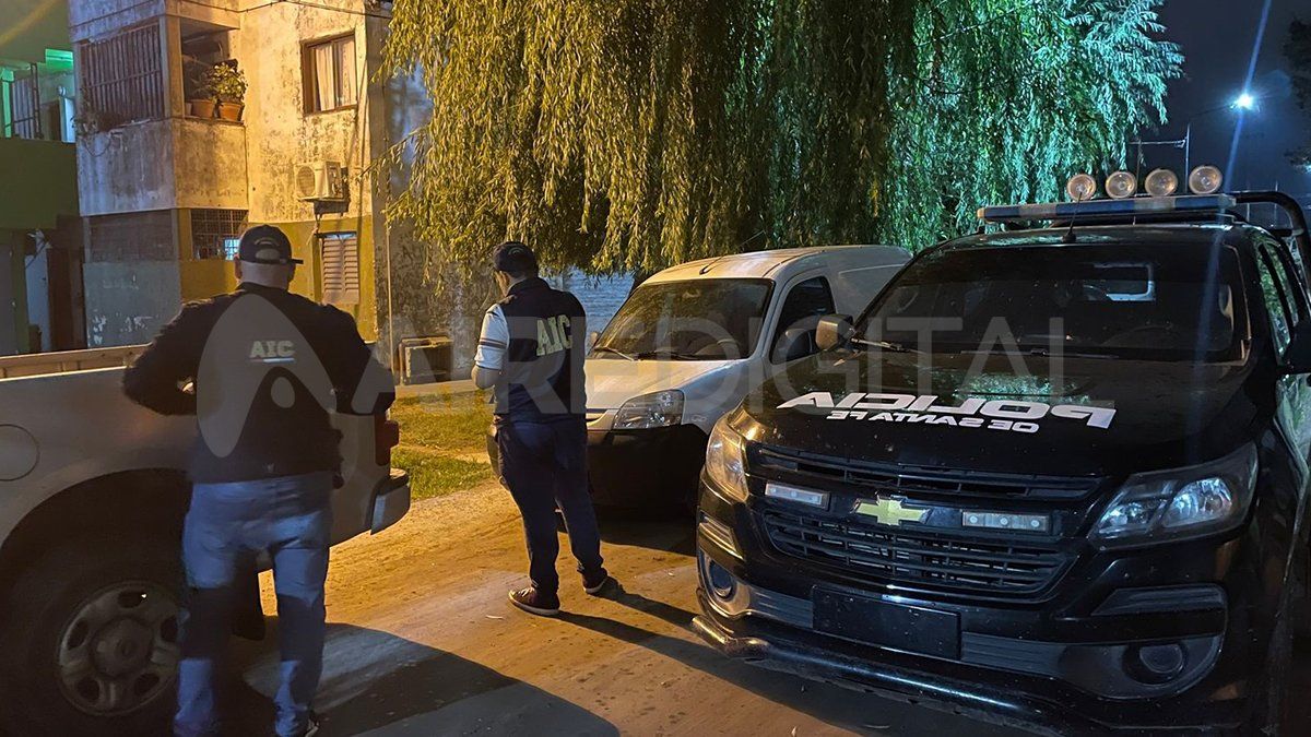 Uno de los allanamientos en el Fonavi Don Bosco.