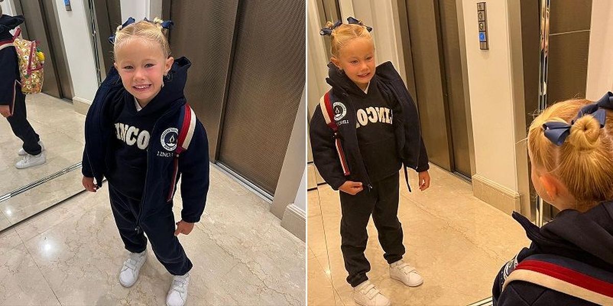 Matilda, la hija de Luciana Salazar, asiste a una exclusiva escuela bilingüe.