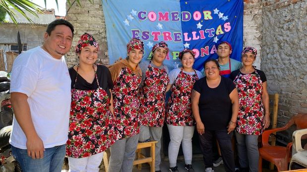 El comedor Estrellitas Campeonas funciona en Lavalle 7.700 de barrio GUadalupe Oeste.