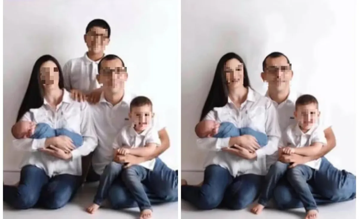 La madrastra malvada: fue viral por sacar a su hijastro de las fotos familiares.
