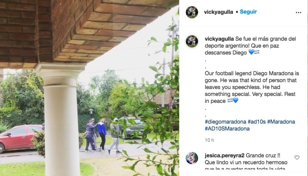 Aparece la que podría ser la última imagen de Maradona con vida: un emotivo video casero en el country