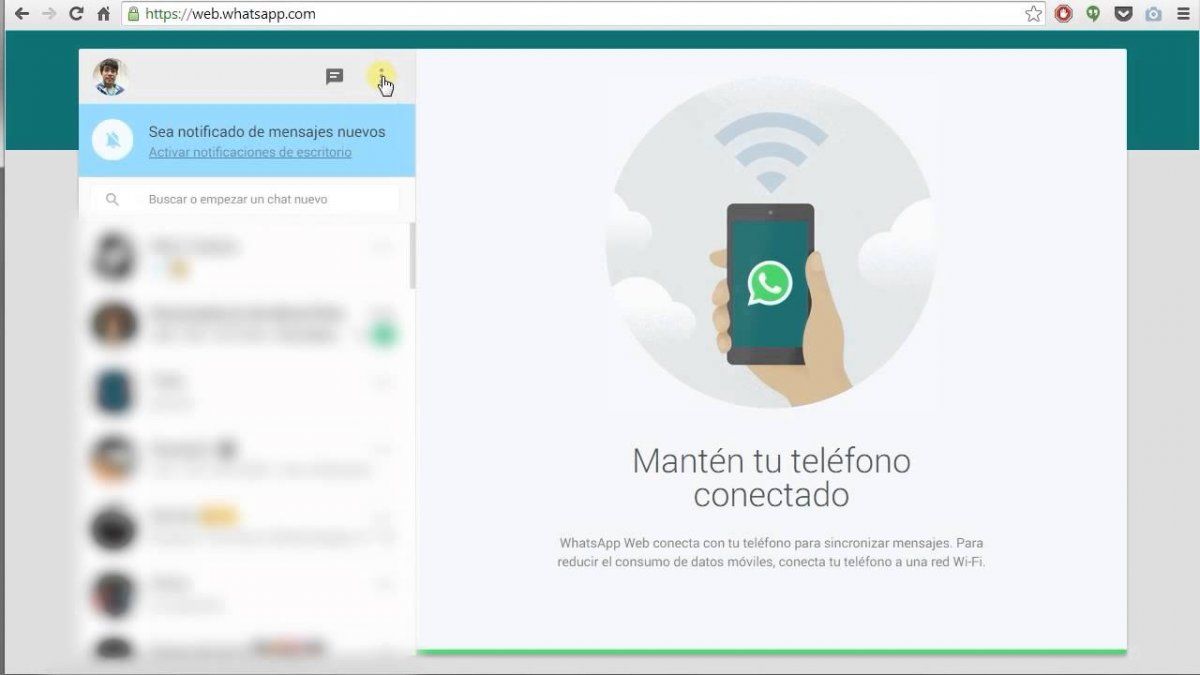 WhatsApp Web suele mostrar este mensaje al desconectarse nuestro dispositivo.&nbsp;