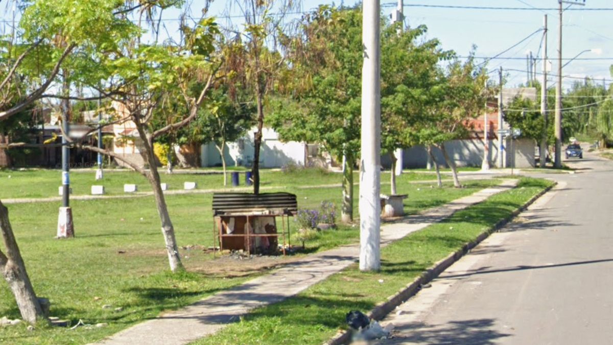 La zona en donde fue encontrado el joven fallecido. 