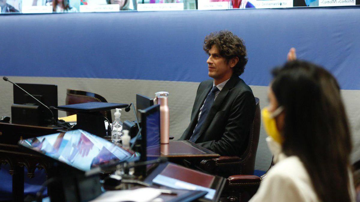 Martín Lousteau protagonizó un papelón este viernes por la tarde al dejar encendido el micrófono durante la reunión de la Comisión&nbsp;de Justicia del Senado.