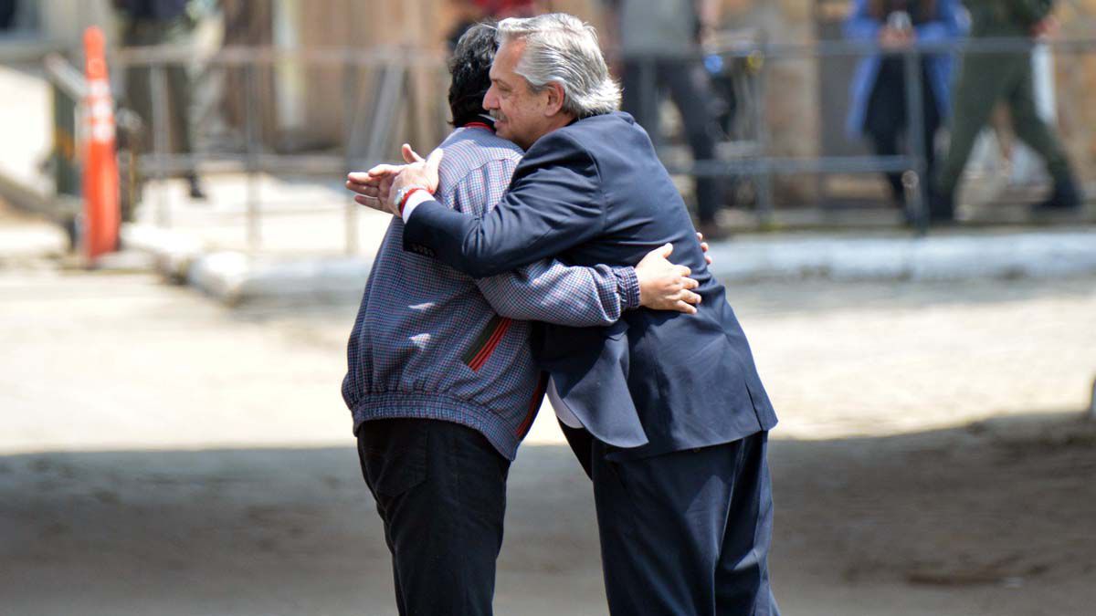 Alberto Fernández y Evo Morales