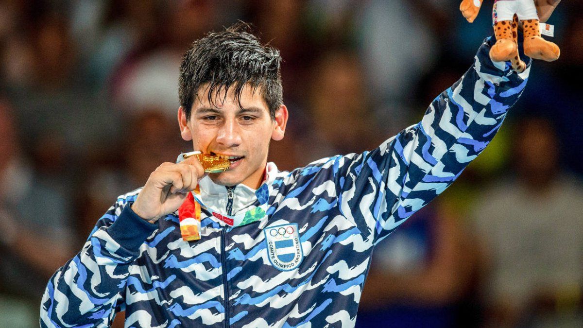 Braian Arregui, campeón olímpico en Boxeo
