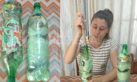 María Luz es una de las impulsoras de Eco Botellas en Santo Tomé María Luz es una de las impulsoras de Eco Botellas en Santo Tomé