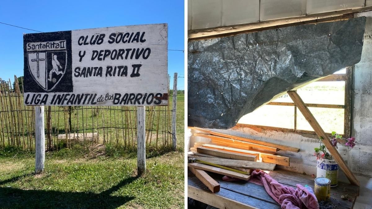 Robo al Club Santa Rita 2: se llevaron todo lo que pudieron