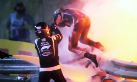 Romain Grosjean se salvó de milagro durante el GP de Bahrein de la Fórmula 1.