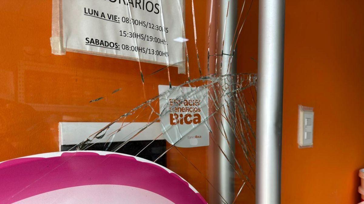 Los ladrones forzaron la puerta