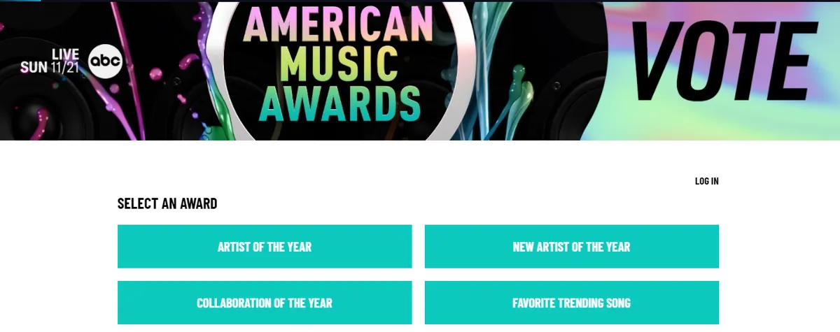 ARMY podr&aacute; votar a BTS en los American Music Awards 2021 a trav&eacute;s de TikTok o por la p&aacute;gina web de Billboard.