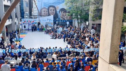 Campaña solidaria: Jerárquicos se convirtió en la primera escuela en unirse a la campaña de cajas solidarias de AIRE y Los Sin Techo