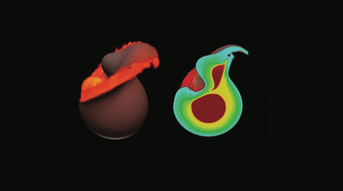 Según uno de los informes, otra de las posibilidades fue que existieron dos impactos gigantes seguidos, separados por aproximadamente 1 millón de años.