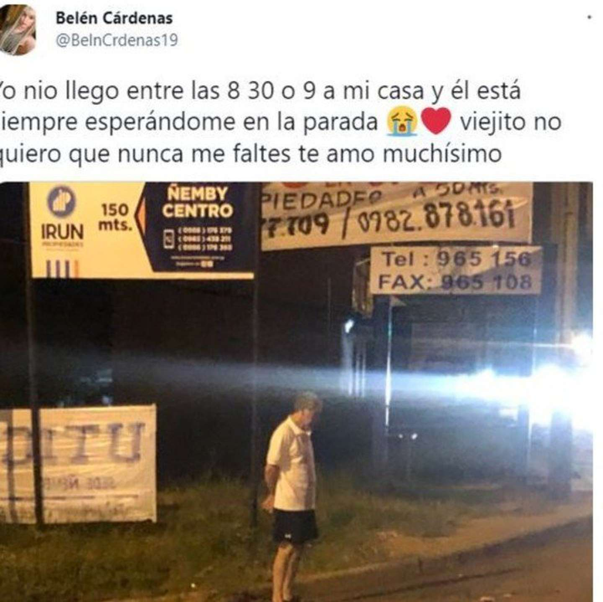 Espera cada noche a su hija