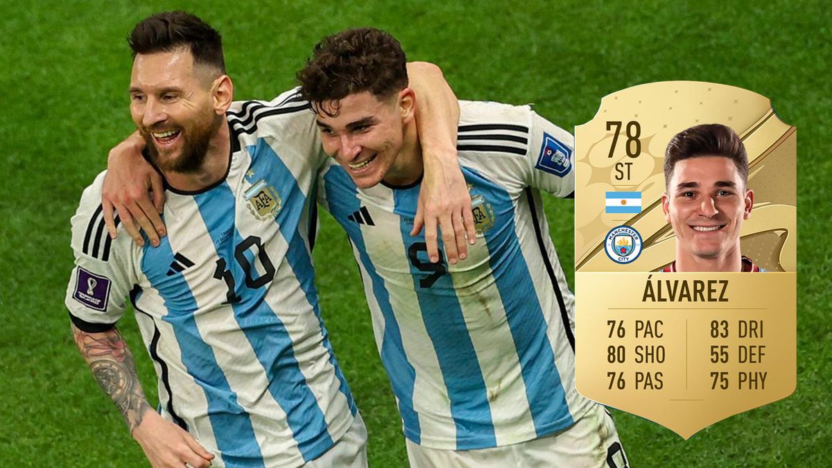 La valoración que FIFA 23 le dio a Julián Álvarez, la figura de