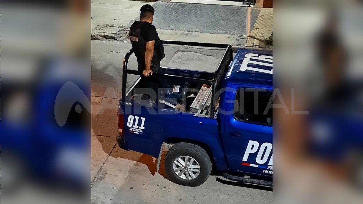 El ladrón fue detenido en la vía pública