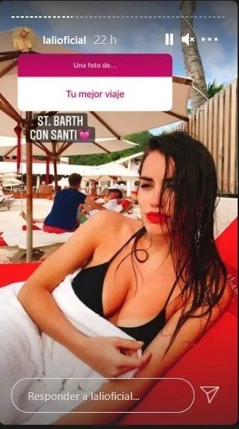 Lali Espósito recordó a su exnovio.