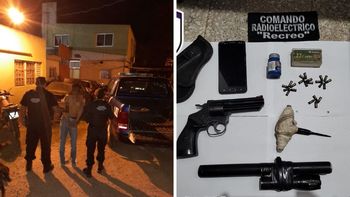 Robo, fuga y dos detenidos en Recreo Sur