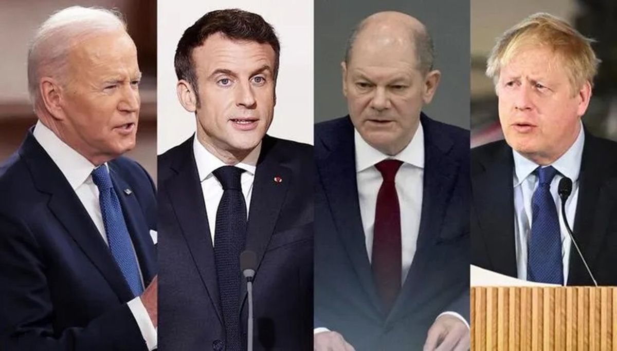 Los cuatro líderes reafirmaron su apoyo a Ucrania.