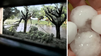 Temporal en Bolívar: los videos de los destrozos tras las tormentas, la caída de granizo y la voladura de techos