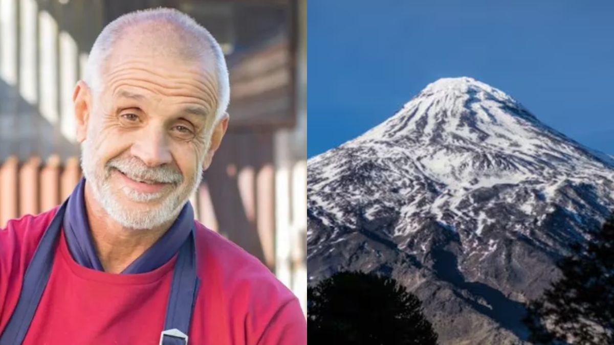 Christian Petersen recibió el alta médica y habló tras la descompensación en el volcán Lanín.