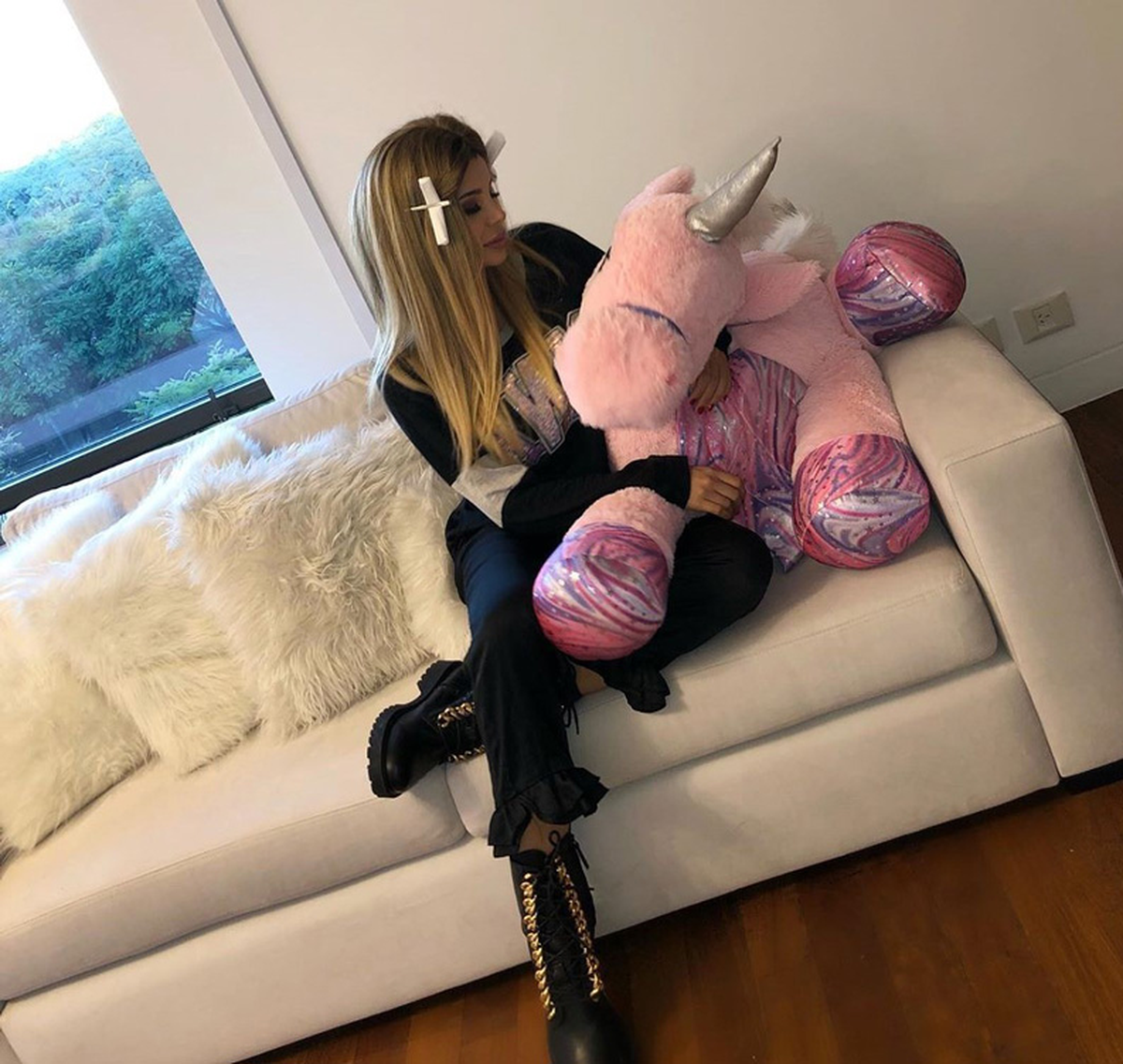 Charlotte Caniggia vive en un exclusivo departamento de Puerto Madero.