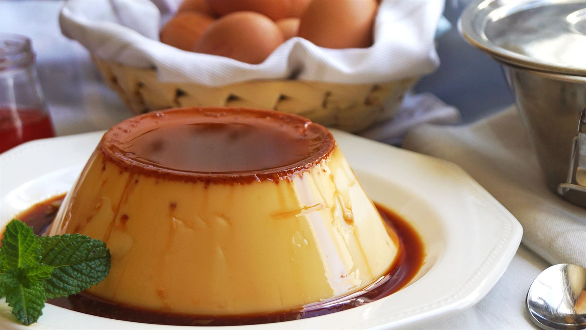 Flan casero con huevo: la receta perfecta para el finde