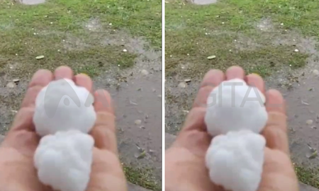 Cayó granizo en Margarita Cayó granizo en Margarita
