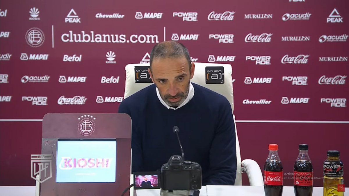 Juan Manuel Azconzábal habló luego del empate entre Unión y Lanús y se mostró conforme con la actuación de su equipo.