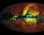 La imagen del cielo en rayos X, tomada por el telescopio ruso eROSITA. La imagen del cielo en rayos X, tomada por el telescopio ruso eROSITA.