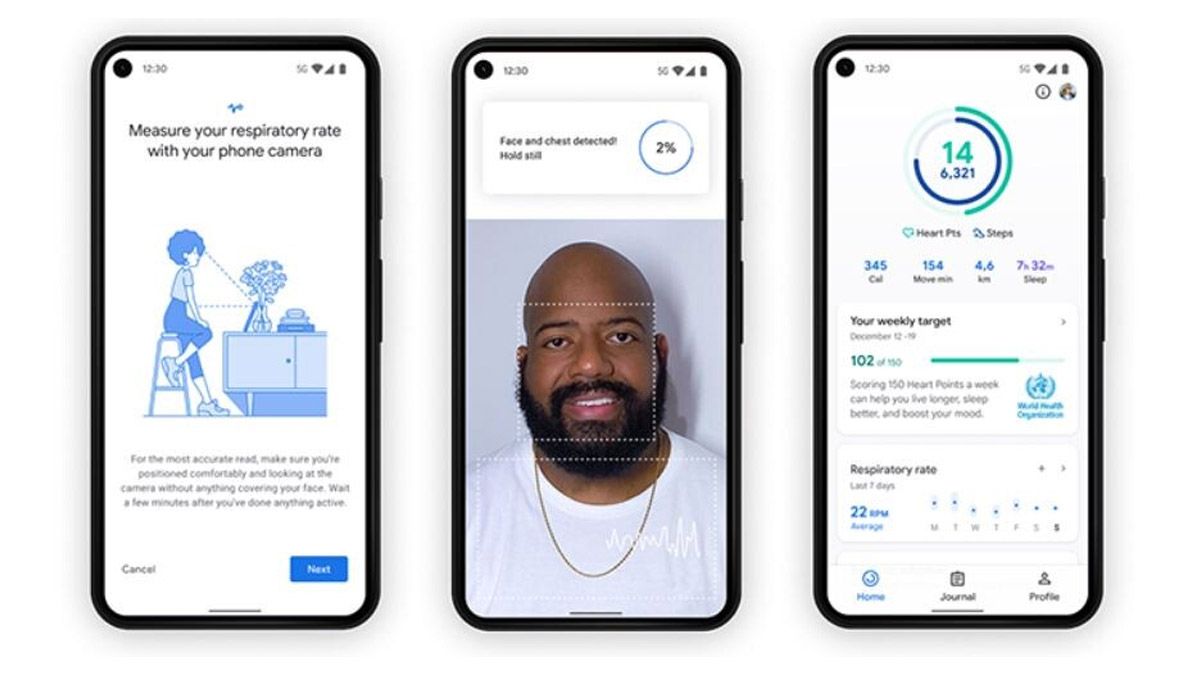 Los teléfonos de Google medirán la frecuencia cardíaca y respiratoria