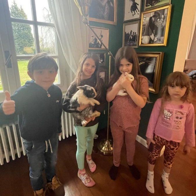 Wanda Nara mostró su lujosa mansión campestre a las afueras de Milán