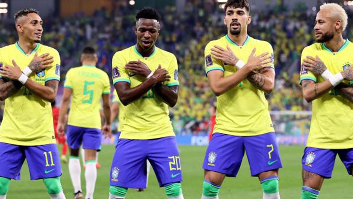 Brasil confirmó su candidatura al título al golear 4 a 1 a Corea del Sur