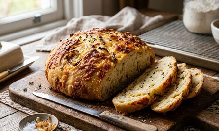 Pan de queso y cebolla sin horno: receta fácil y rápida para cualquier ocasión. Pan de queso y cebolla sin horno: receta fácil y rápida para cualquier ocasión.