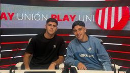 Nazareno Fazzi y Santino Vera visitaron Unión Play tras la victoria por 3 a 1 en el clásico de reserva.