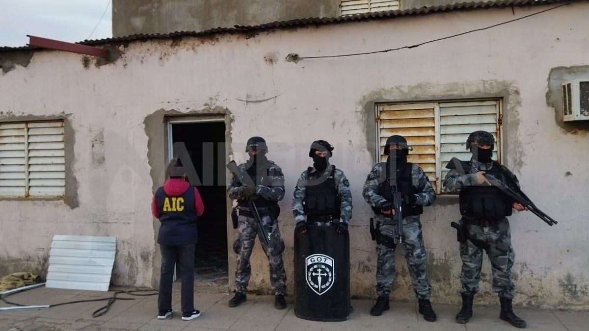 Durante este miércoles se efectuaron cinco allanamientos. 