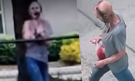 La mujer zombie fue captada por usuarios de Tiktok con mechones de pelo, caminando erratica y llena de sangre y heridas. La mujer zombie fue captada por usuarios de Tiktok con mechones de pelo, caminando erratica y llena de sangre y heridas.