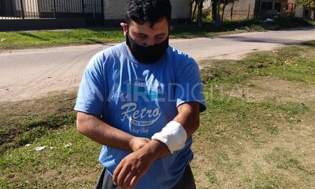 José, el remisero víctima de un violento ataque. José, el remisero víctima de un violento ataque.