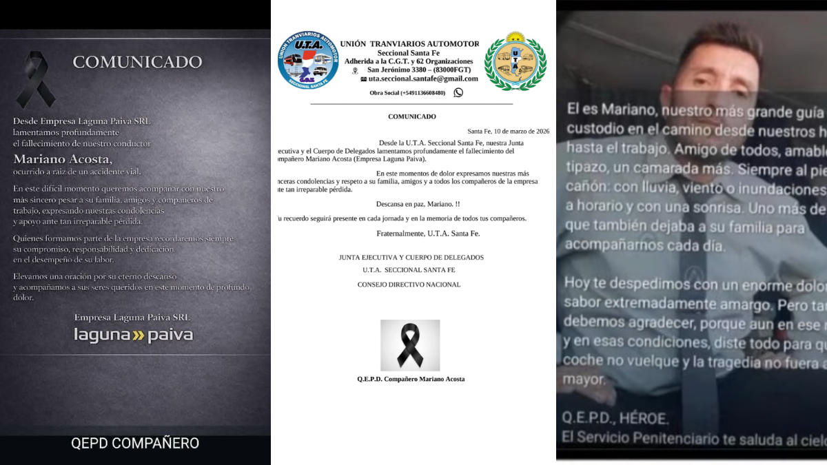 La conmovedora despedida Mariano Acosta. La conmovedora despedida Mariano Acosta.