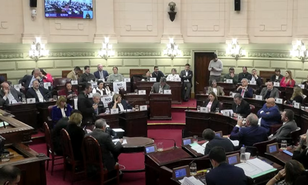 La Cámara de Diputados aprobó la reforma jubilatoria en Santa Fe. La Cámara de Diputados aprobó la reforma jubilatoria en Santa Fe.