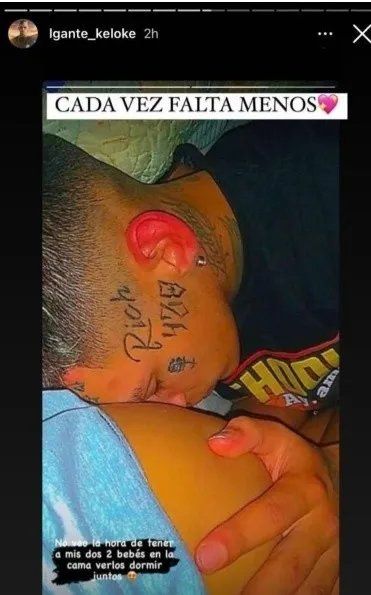 Jamaica será el nombre de la beba de L-Gante.