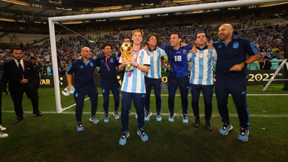 Trabajó en Unión, fue campeón del mundo en Qatar 2022 y ahora tuvo un gran gesto con el club de sus amores