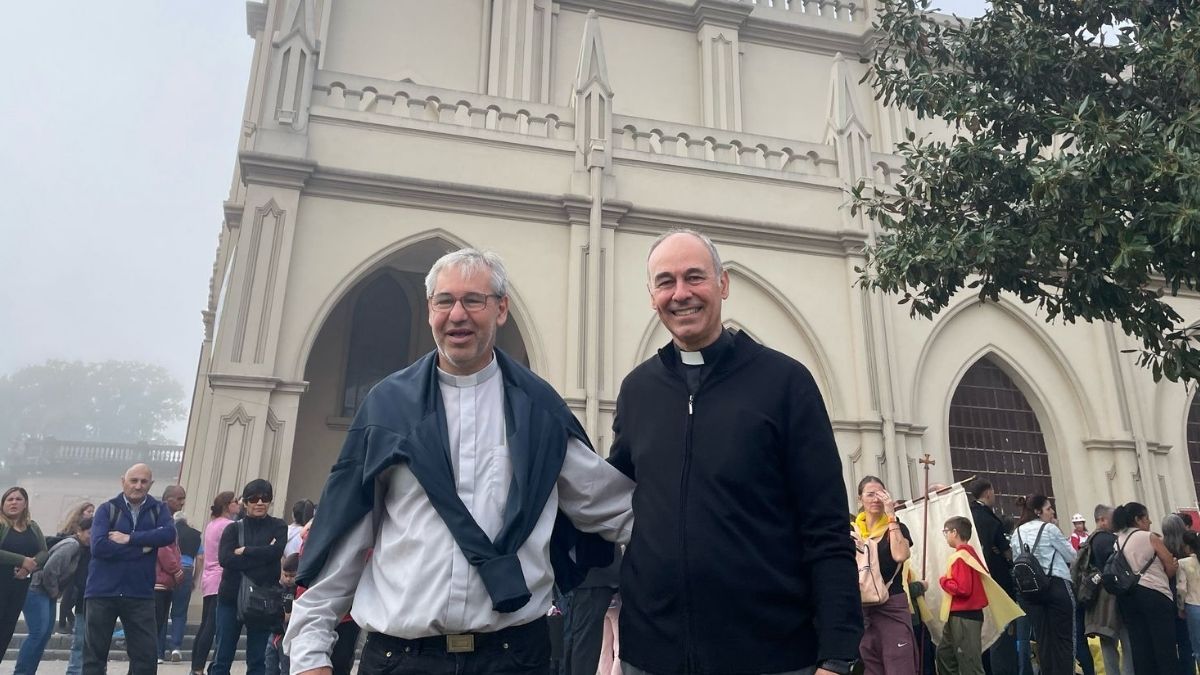 El padre Olidio Panigo llegó a la Peregrinación a Guadalupe