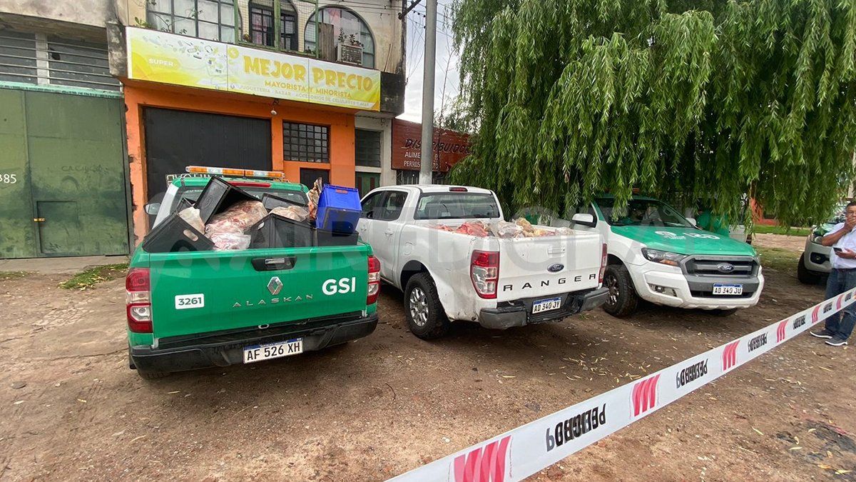 Teniente Loza al 6300. El local de donde el pasado 2 de febrero la Municipalidad de Santa Fe decomisó 6 toneladas de carne.