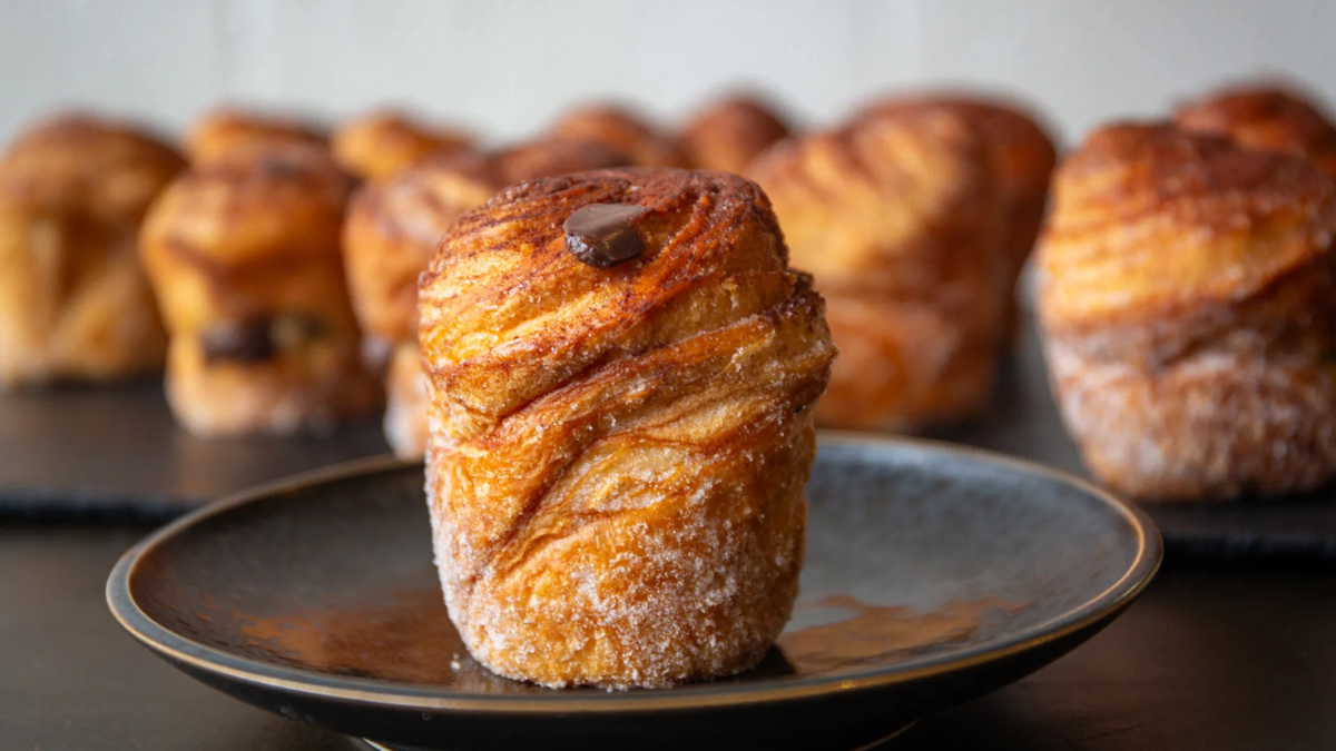 Receta de cruffin. Receta de cruffin.