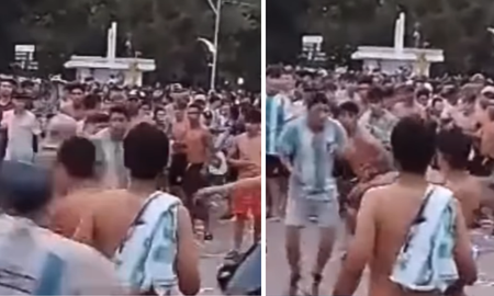 San Justo: los festejos por el triunfo de la Selección terminaron en una batalla campal. San Justo: los festejos por el triunfo de la Selección terminaron en una batalla campal.