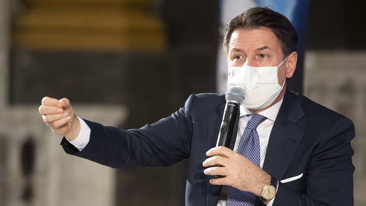 Giuseppe Conte decretó un toque de queda nocturno en Italia por el aumento de casos de coronavirus.