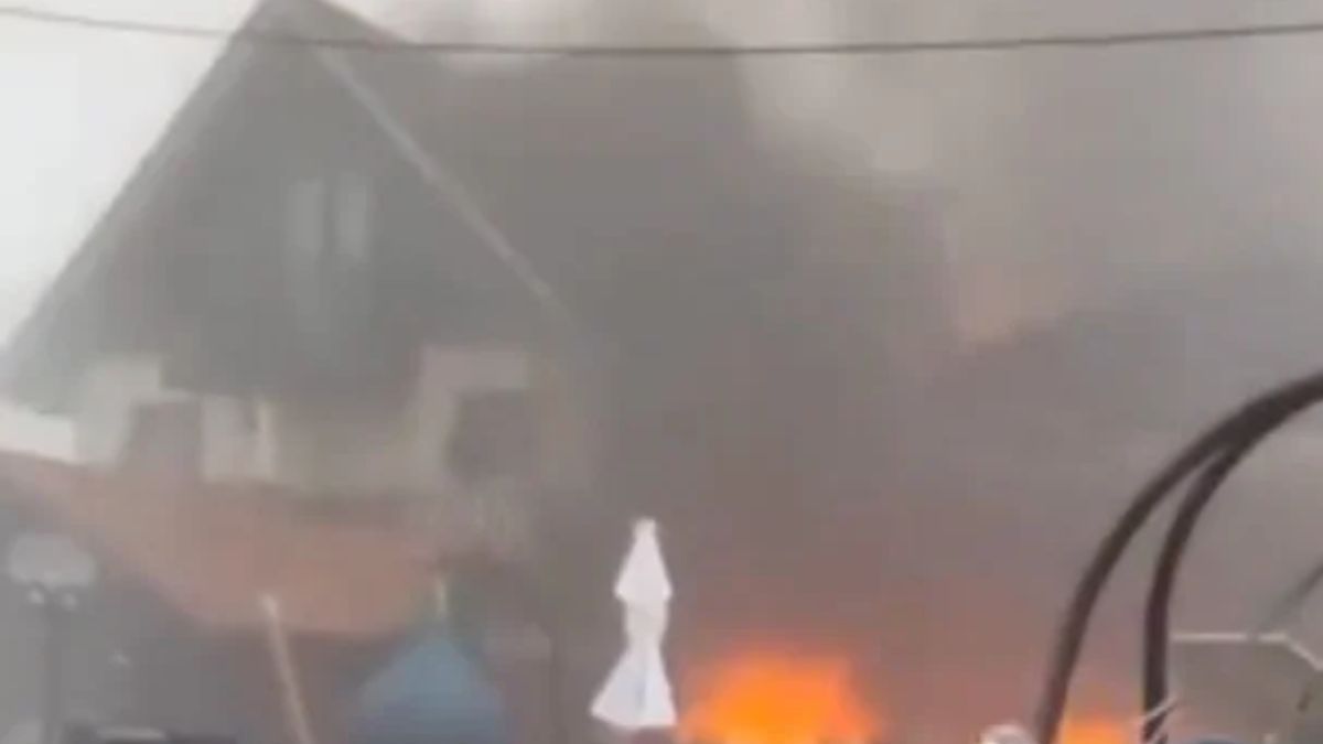 Primeras imágenes del accidente en Brasil.