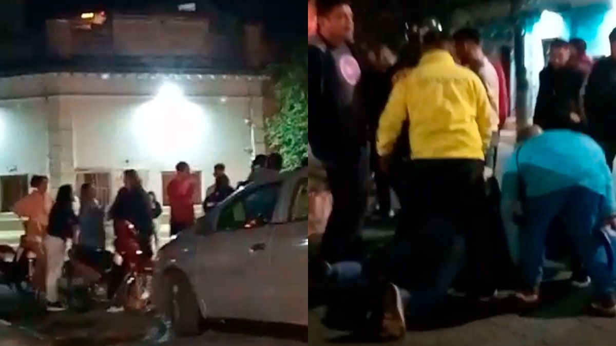 Vecinos que pasaban por el lugar retuvieron a golpes al delincuente