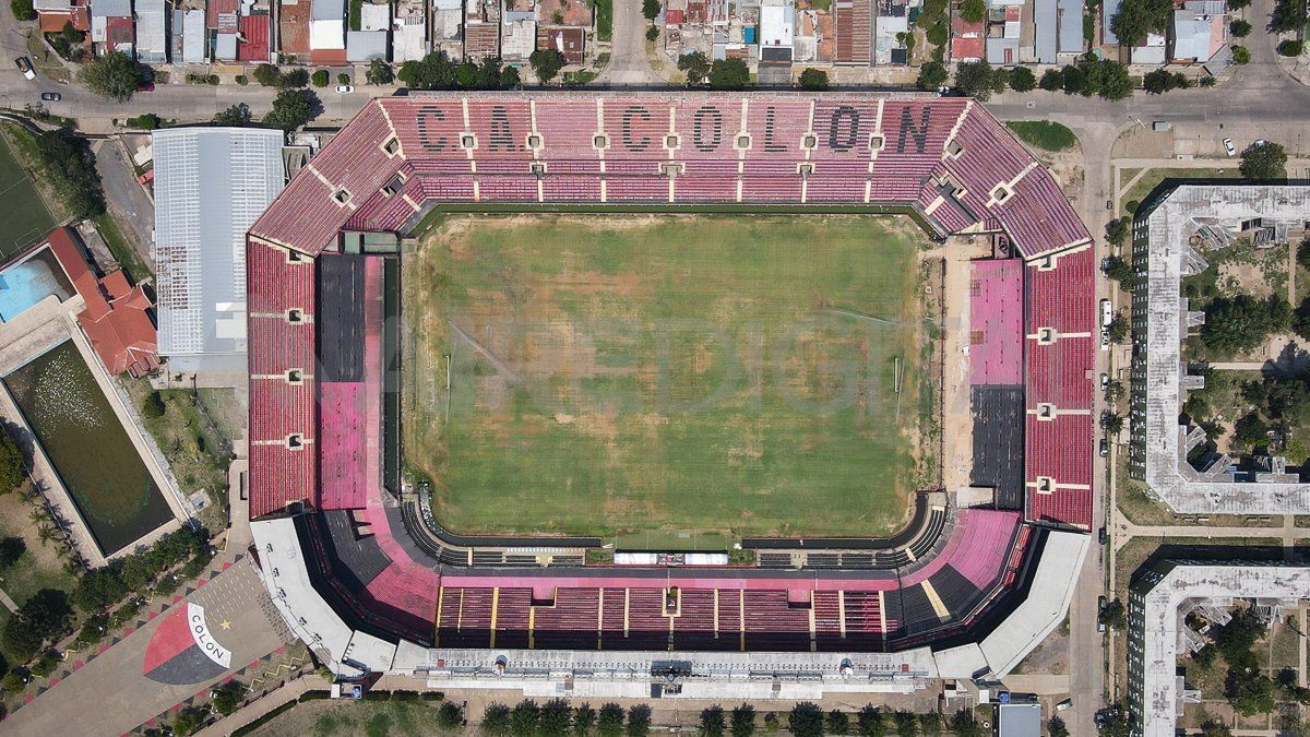 Cancha del Club Atlético Colón: las imágenes de la ambiciosa puesta a ...